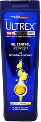 Ultrex Men Oil Control Fresh Dandruff and Hair Loss Shampoo for Oily Hair 360ml