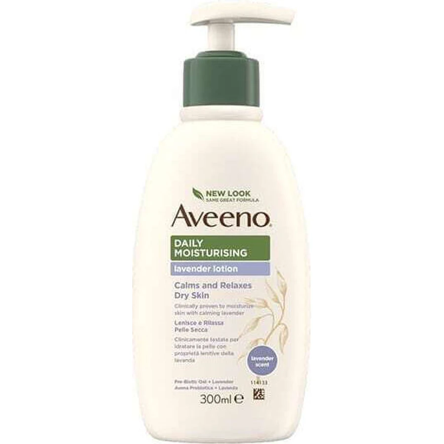 Aveeno Lavendel Dagelijkse Hydraterende Body Lotion met Lavendelgeur voor de Droge & Gevoelige Huid 300ml
