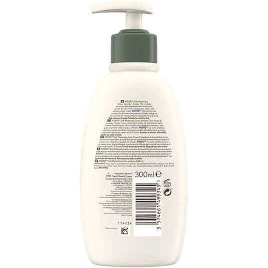 Aveeno Lavendel Dagelijkse Hydraterende Body Lotion met Lavendelgeur voor de Droge & Gevoelige Huid 300ml