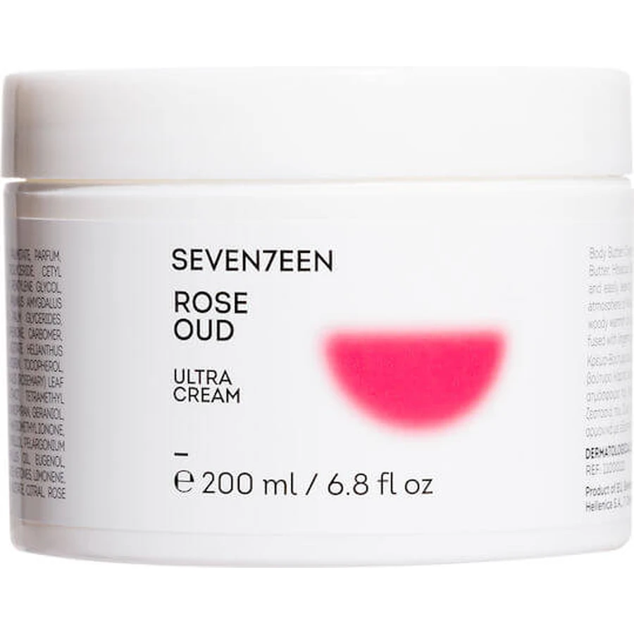 Seventeen Ultra Cream Crema Corporal Hidratante de Rosa de Oud 200ml