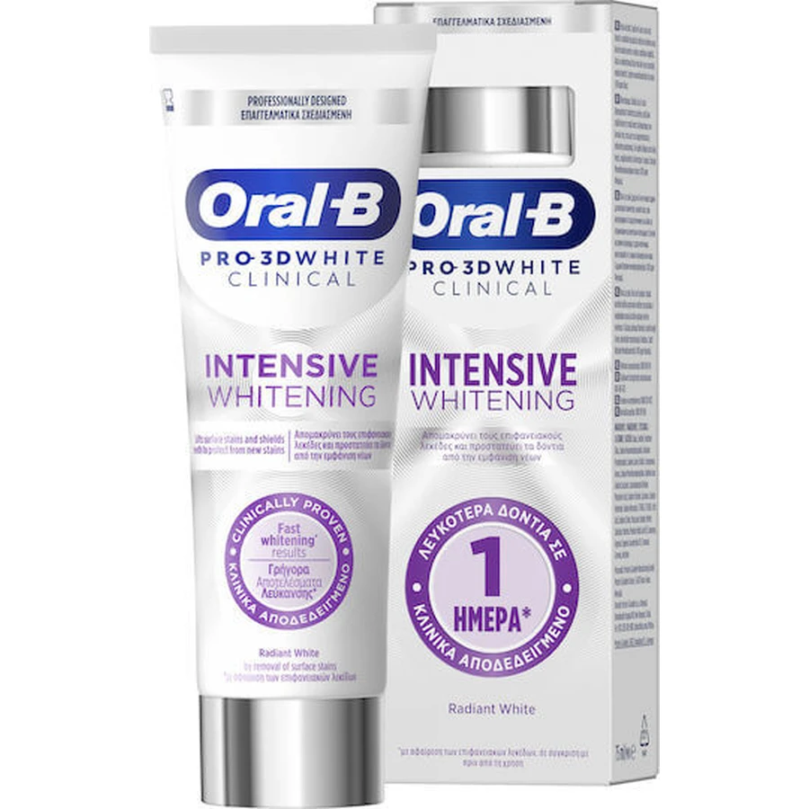 Oral-B Pro 3D 3D White Clinical Radiant White Zahnpasta 75 ml