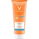 Vichy Capital Soleil Leche fresca hidratante Crema solar resistente al agua para rostro y cuerpo SPF50 300ml