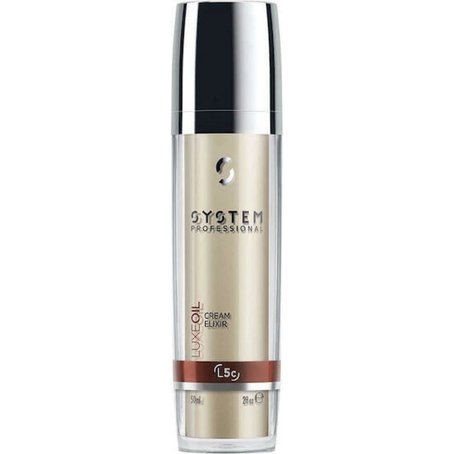System Professional Fibra LuxeOil LuxeOil L5C Crème Elixir Leave In Conditioner Reconstructie/Voedende Leave In Conditioner voor alle haartypes 50ml