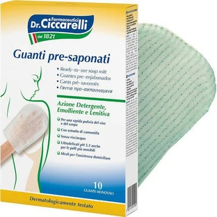 L'Officinale del Dottor Ciccarelli Pre-Soaped Gloves 10pcs