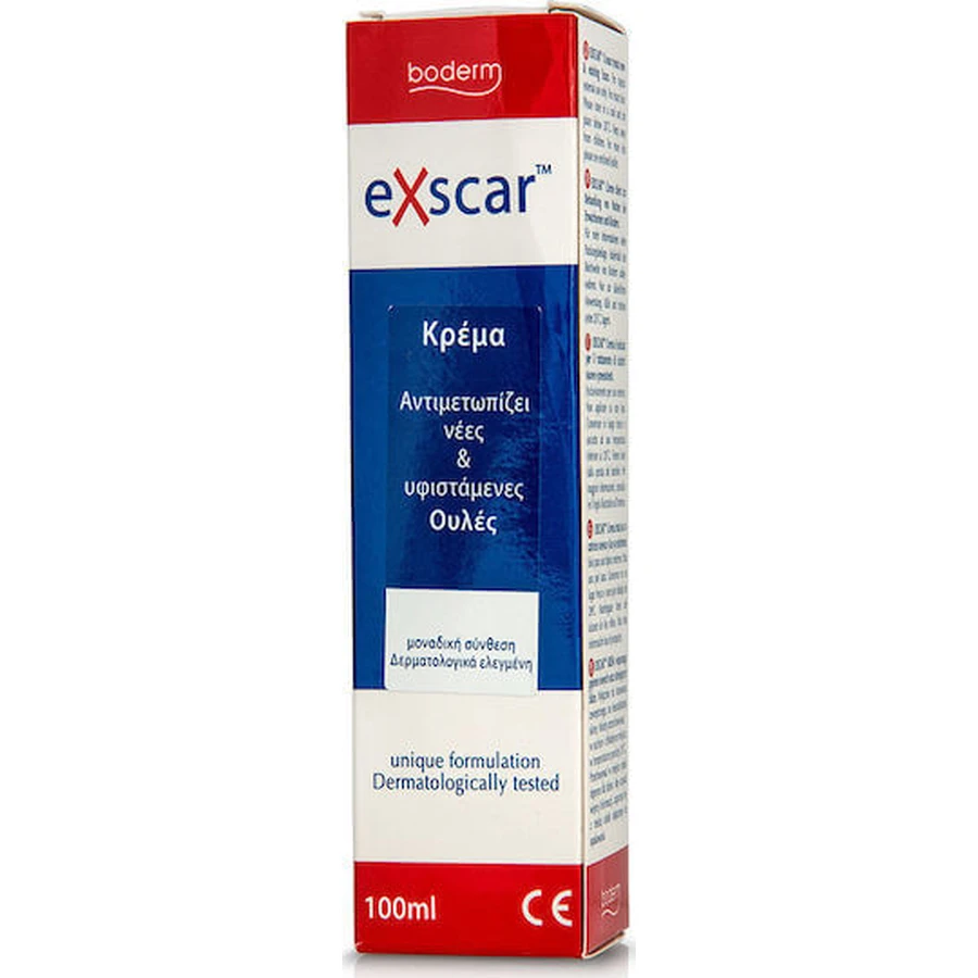 Boderm Exscar 24h Regenerating Facial Cream with Hyaluronic Acid 100ml