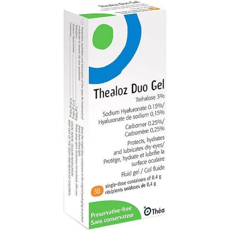 Thea Pharma Hellas Thealoz Duo Gotas oculares de ácido hialurónico para ojos secos 30x0,4ml