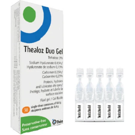 Thea Pharma Hellas Thealoz Duo Gotas oculares de ácido hialurónico para ojos secos 30x0,4ml