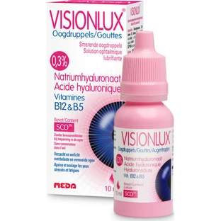 Novax Pharma Visionlux Hyaluronzuur Oogdruppels voor Droge Ogen 10ml
