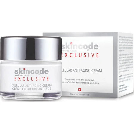 Skincode Exclusieve 24 Uur Hydraterende, Anti-Ageing en Opbouwende Gezichtscrème met Hyaluronzuur en Peptiden 50ml