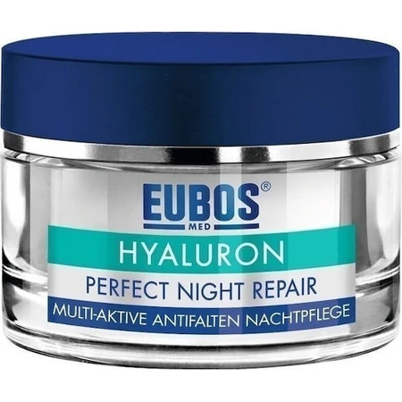 Eubos Hyaluron Repair Filler Feuchtigkeitsspendende, Anti-Ageing und straffende Nacht-Gesichtscreme mit Hyaluronsäure 50ml