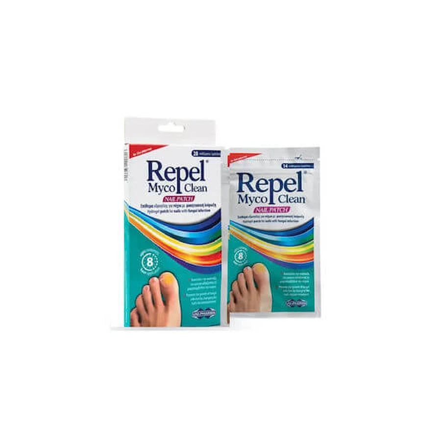 UNI-PHARMA Repel Myco Clean Patch für Nagelpilz 28 Stück