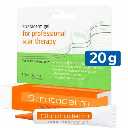 Strataderm Scar Therapy Silicone Gel for Scars, Burns & Allergies 20gr