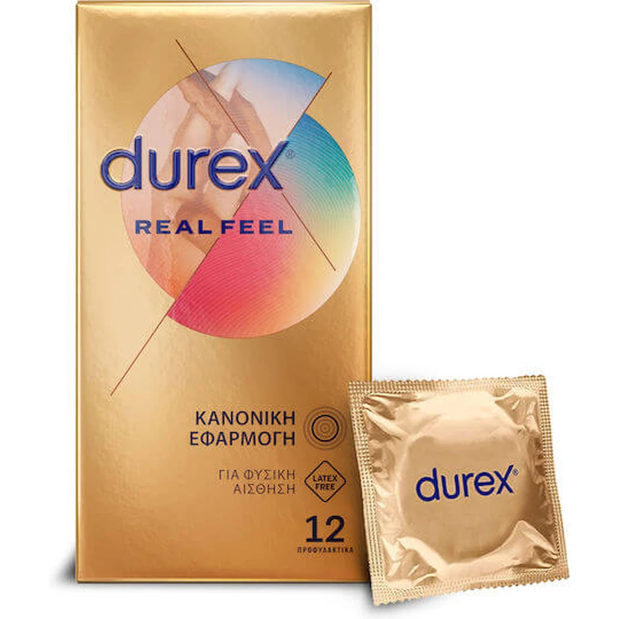 Durex Prezervative Real Feel Latex Free 12pcs