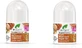 Dr.Organic Moroccan Argan Oil Deodorant sub formă de Roll-On 2x50ml