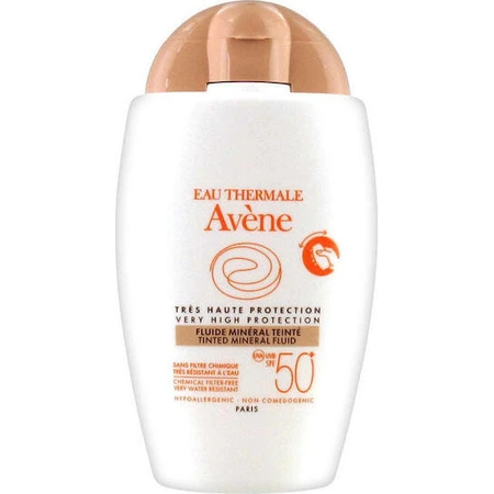 Eau Thermale Avène Fluide Mineral Teinte Crema facial mineral resistente al agua SPF50 con pigmento 40ml