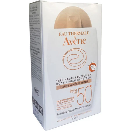 Eau Thermale Avène Fluide Mineral Teinte Crema facial mineral resistente al agua SPF50 con pigmento 40ml