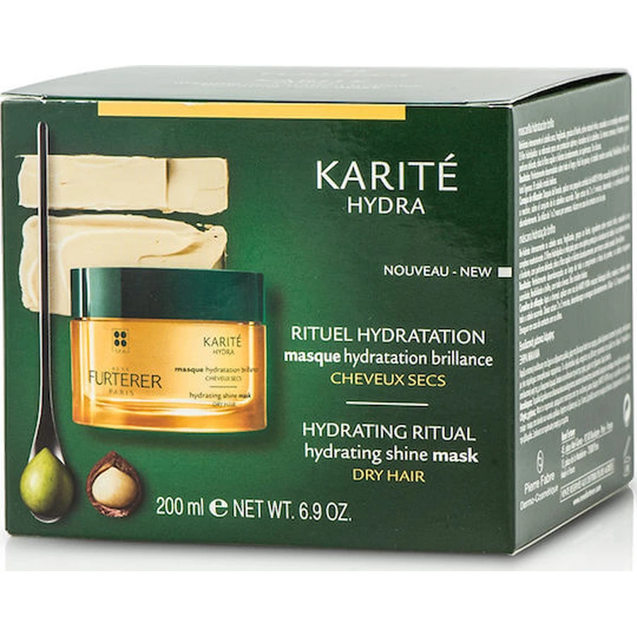 Rene Furterer Karite Karite Hydra Hydrating Ritual Shine Feuchtigkeitsspendende Haarmaske 200ml