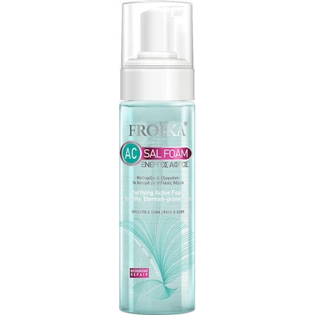Froika Ac Sal Facial Foaming Face Wash für zu Akne neigende Haut 200ml