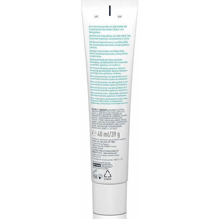 CeraVe Face Imperfection Control Night Gel with Niacinamide and Ceramide 40ml
