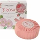 L' Erbolario 3 Rosa Sapone Profumato Körperseife Bar 100gr