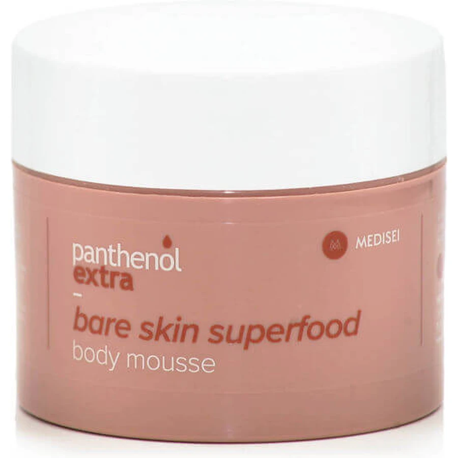 Medisei Panthenol Panthenol Extra Bare Skin Superfood Moisturising Body Mousse für alle Hauttypen 230ml