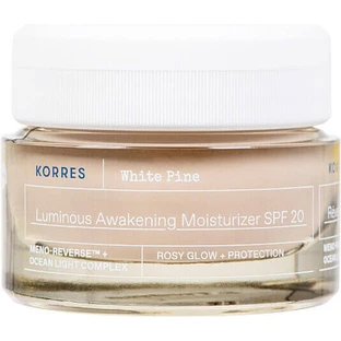 Korres White Pine Moisturising Day Face Cream with SPF20 and Peptide 40ml
