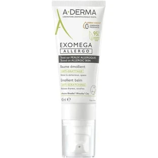 A-Derma Exomega Exomega Allergo Baume hydratant émollient pour le corps pour les peaux atopiques 40ml