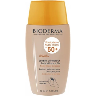 Bioderma Photoderm Nude Touch Minerale Gezichtscrème met Zonbescherming SPF50 40ml