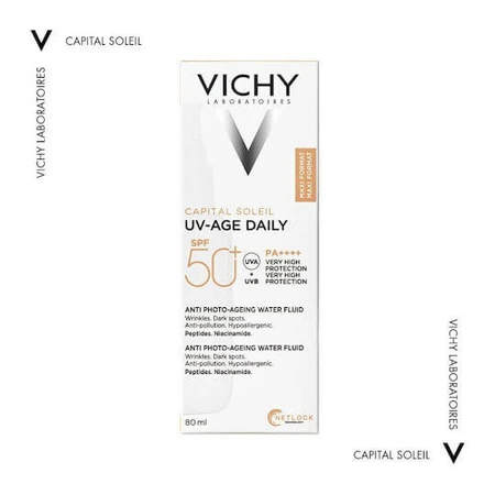 Vichy Capital Soleil UV-Age Täglicher Sonnenschutz Gesichtscreme SPF50+ 80ml