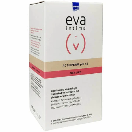 InterMed Eva Actisperm Actisperm Sex Life pH 7.2 Gel 30ml 6oz