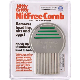Nitty Gritty Nitfree Lice Treatment Nitty Gritty Nitfree Comb Green 1pc