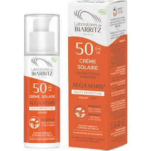 Laboratoires de Biarritz Alga Maris Crème solaire visage SPF50 50ml