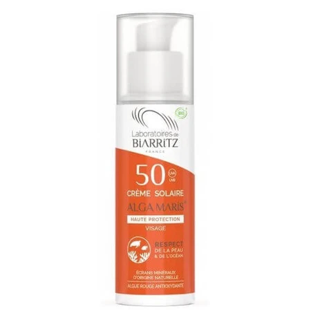 Laboratoires de Biarritz Alga Maris Crème solaire visage SPF50 50ml