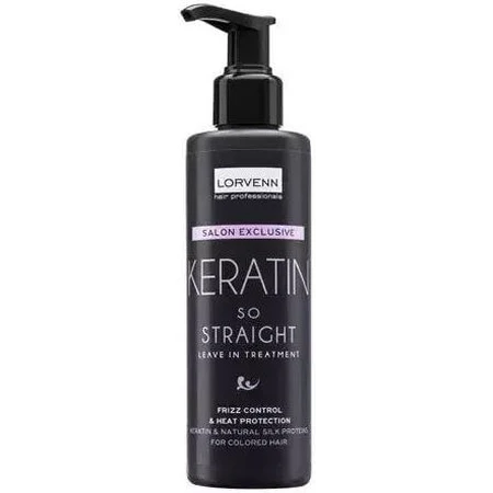 Lorvenn Salon Exclusive Keratin So Straight Leave-In-Treat Keratin Smoothing Hair Lotion 200ml