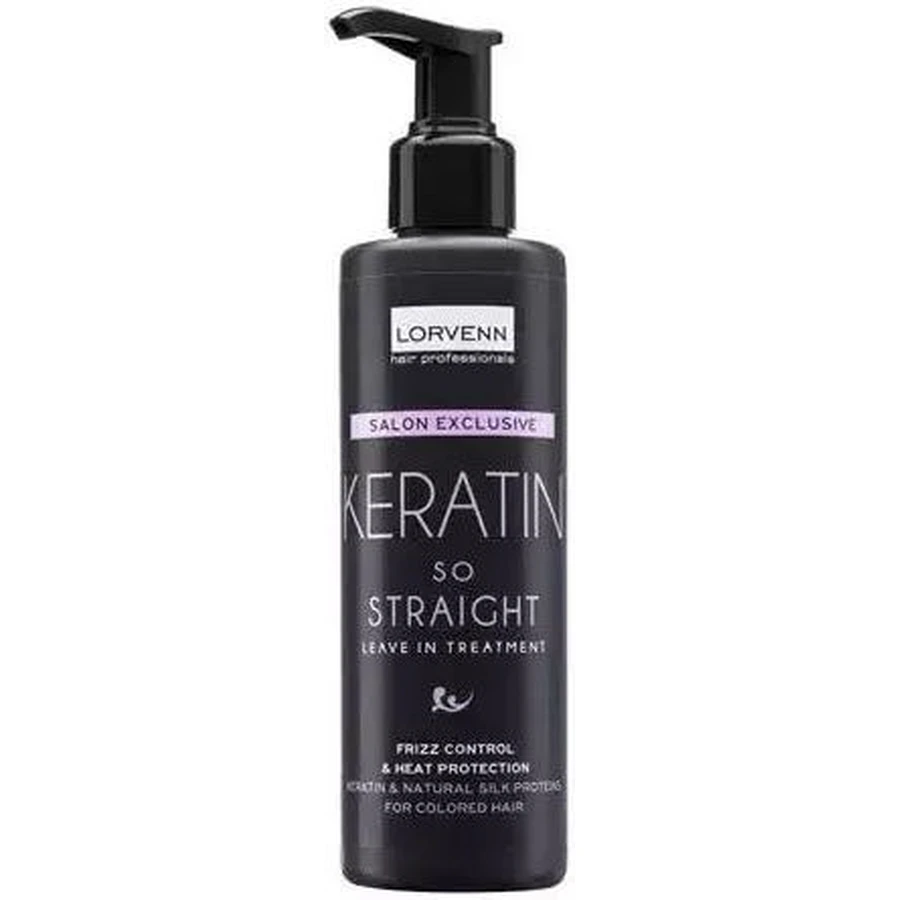 Lorvenn Salon Exclusive Keratin So Straight Leave-In-Treat Keratin Smoothing Hair Lotion 200ml