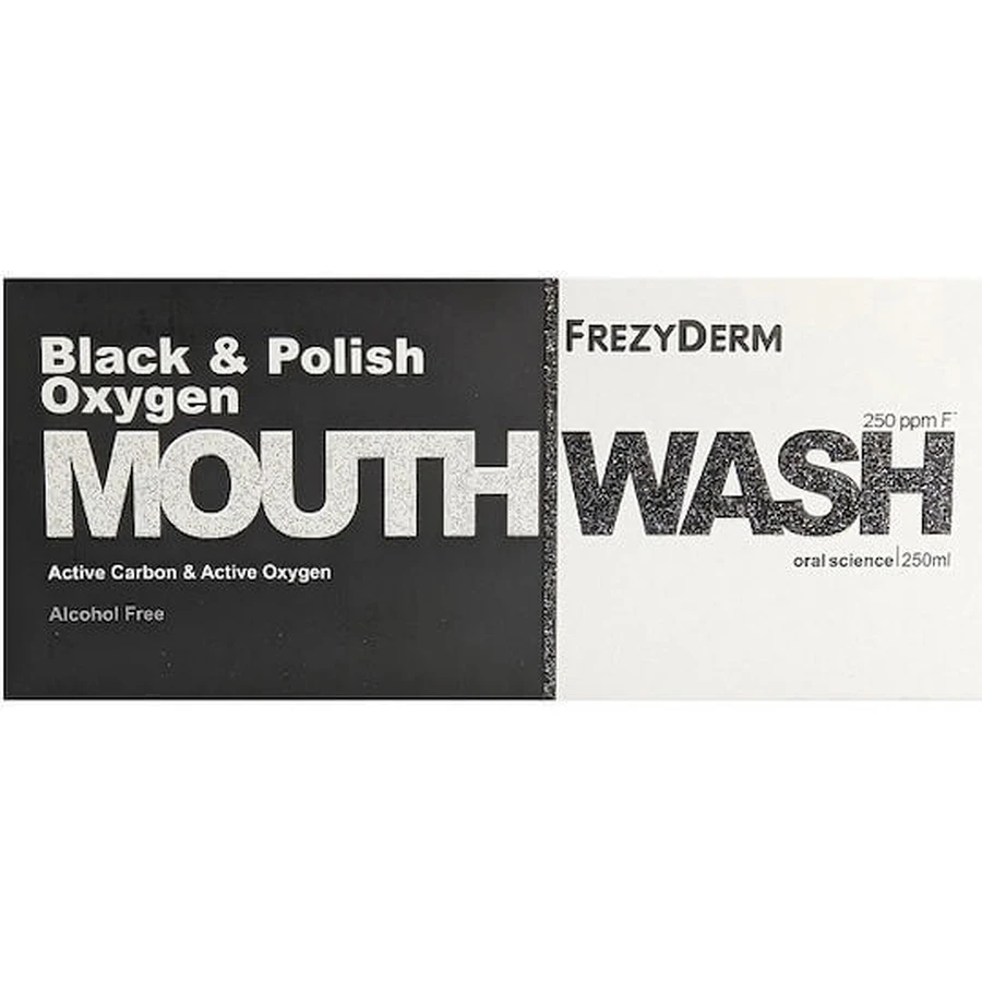 Frezyderm Black & Polish Oxygen Mouthwash