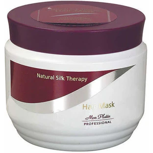 Mon Platin Schwarzer Kaviar & Seidenprotein Glanz-Glanz-Haarmaske 500ml