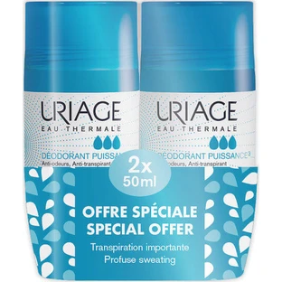 Uriage Power 3 Deodorant 24h Roll-On 2x50ml