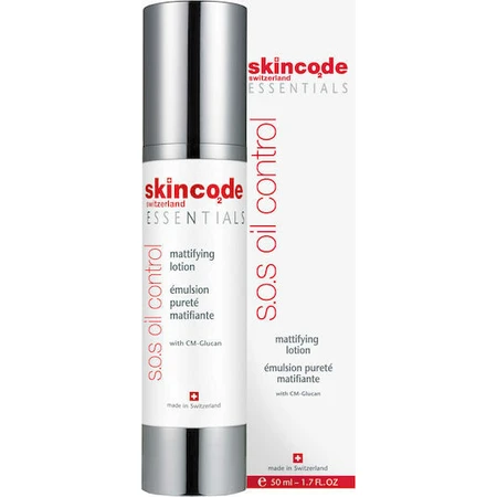 Skincode Essentials S.O.S Oil Control Fluid Hydraterende Dagcrème Tegen Onzuiverheden Met Vitamine C 50ml