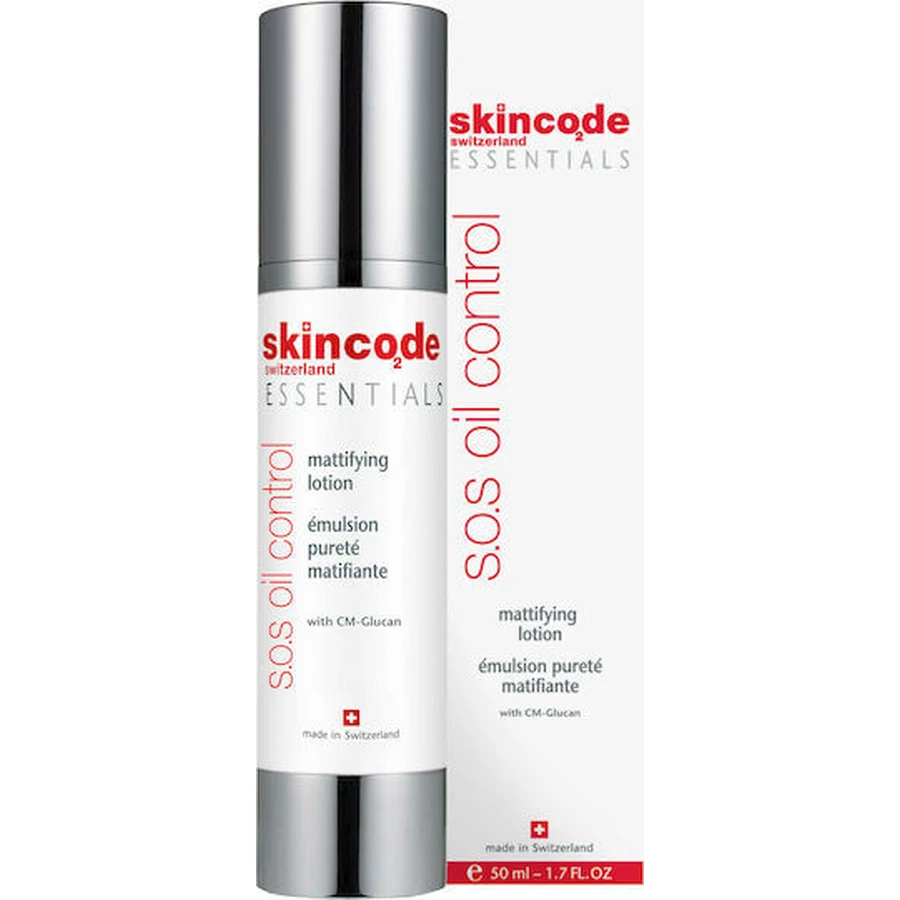 Skincode Essentials S.O.S Oil Control Fluid Hydraterende Dagcrème Tegen Onzuiverheden Met Vitamine C 50ml