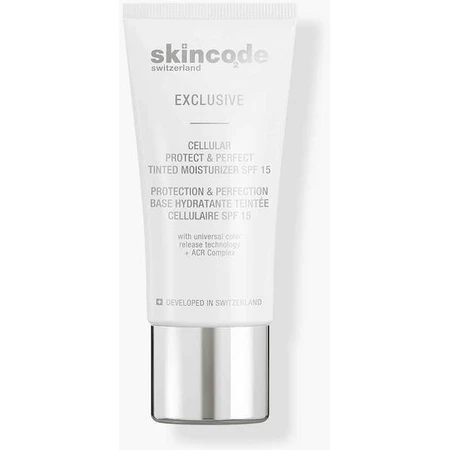 Skincode Exclusive Cellular Protect & Perfect Cellular Protect & Perfect Moisturizing & Anti-Aging Tinted Day Face Cream with SPF15 30ml