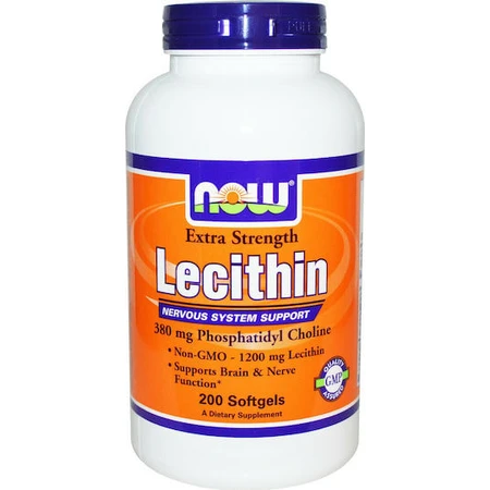 Now Foods Lecithin 1200mg with Flavor Unflavoured 200 softgels