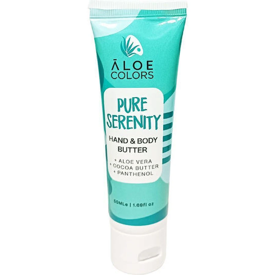 Aloe Colors Pure Serenity Magnolia Magnolia Manteca Corporal Hidratante con Aloe Vera y Fragancia de Almizcle Blanco para pieles secas/muy secas y sensibles 50ml
