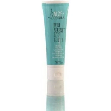 Aloe Colors Pure Serenity Magnolia Magnolia Manteca Corporal Hidratante con Aloe Vera y Fragancia de Almizcle Blanco para pieles secas/muy secas y sensibles 50ml