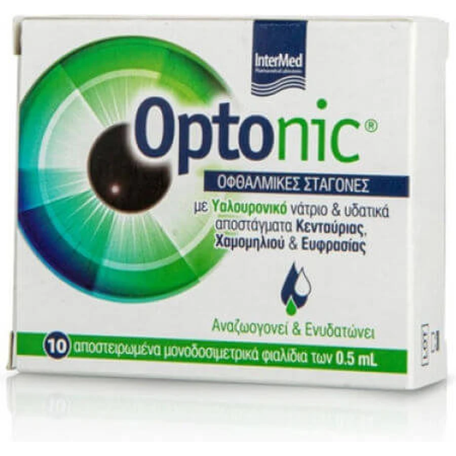InterMed Optonic Hyaluronzuur Oogdruppels voor Droge Ogen 5ml