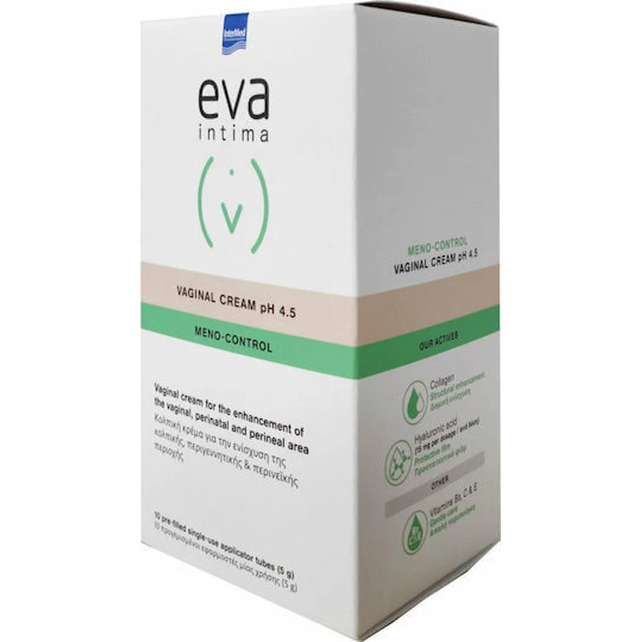 Eva Intima Intima Meno-Control Vaginal pH 4.5 Cream 5gr 10pcs InterMed 