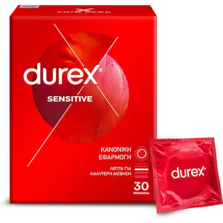 Durex Prezervative Sensitive Thin Feel 30 unidades