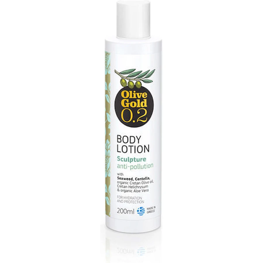 Olive Gold 0,2 Loción Corporal Hidratante de Algas y Centella con Ácido Hialurónico 200ml