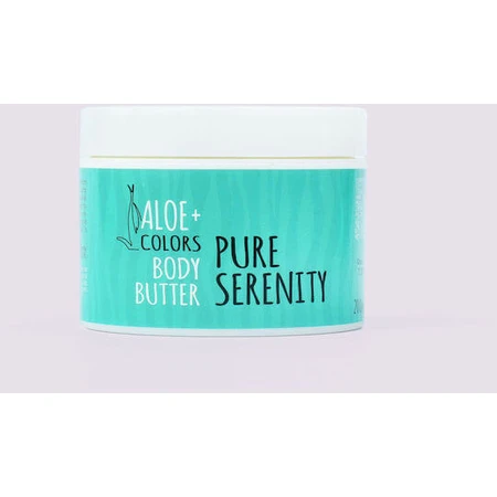 Aloe Colors Pure Serenity met Magnolia geur Hydraterende Body Butter met Aloë Vera & Witte Musk geur voor de droge/zeer droge & gevoelige huid 200ml
