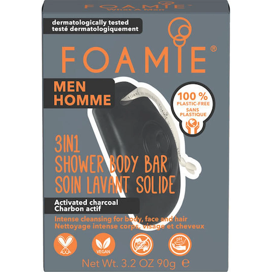 Foamie Three In One Dusche Körperseife Bar 90gr